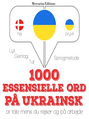 cover image of 1000 essentielle ord på ukrainsk